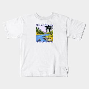 Clear Creek State Park, Pennsylvania Kids T-Shirt